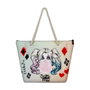 Karactermania Sac de plage Harley Quinn avec compartiment à fermeture éclair - 37 x 52 x 17 cm - Polyester - Beige