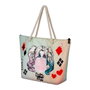 Karactermania Sac de plage Harley Quinn avec compartiment à fermeture éclair - 37 x 52 x 17 cm - Polyester - Beige