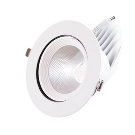 Spot LED Downlight Circulaire Orientable 35W 5250Lm 2700K Blanco Cálido