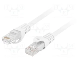 LANBERG Cordon de raccordement Cat 6 15m blanc RJ45