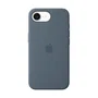 Apple Coque en silicone avec MagSafe pour iPhone 17e - Bleu ancre