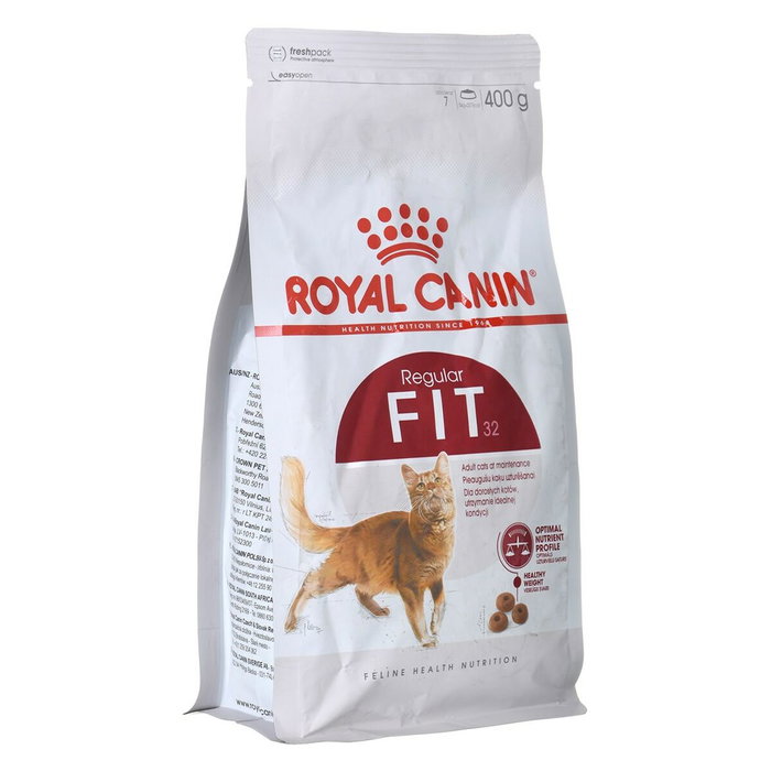 Aliments pour chat Royal Canin Regular Fit 32 Adulte Poulet Maïs Oiseaux 400 g Aliments pour chat Royal Canin Regular Fit 32 Adulte Poulet Maïs Oiseaux 400 g