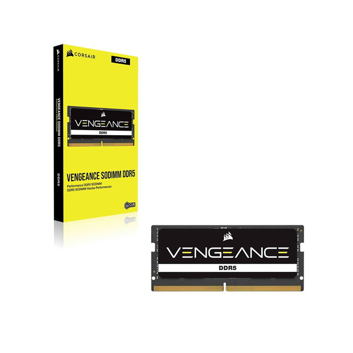 Corsair Mémoire RAM Vengeance DDR5 SODIMM 32 Go (2x16 Go) 4800MT/s Corsair Mémoire RAM Vengeance DDR5 SODIMM 32 Go (2x16 Go) 4800MT/s