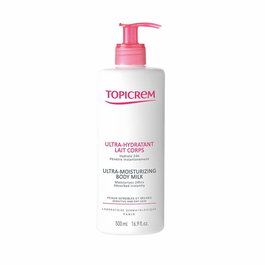 Topicrem Lait Corporel Ultra-Hydratant pour le Corps - Flacon de 500 ml