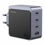 UGREEN Chargeur GaN Nexode S 100W, 4 Ports USB-C/USB-A, Charge Rapide PDM pour Ordinateur Portable, Téléphone, Tablette, Secteur, Gris