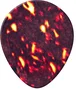 DUNLOP Pack de 72 médiators Genuine Celluloid Teardrop Shell - Medium