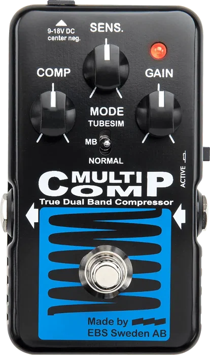 EBS Pédale de Compression pour Basse Fx Bass Compressor EBS