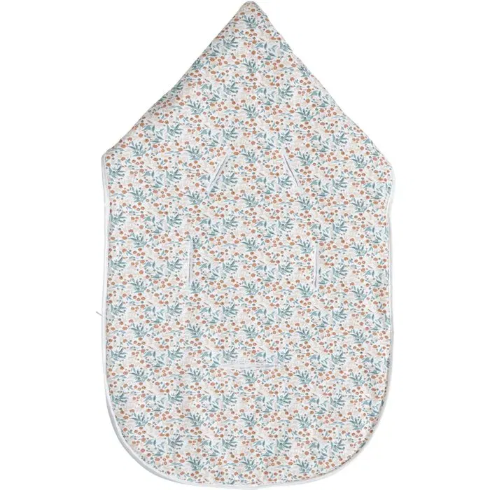 Candide Nid d'ange GASPARD & LILY 70 cm pour bébé de 0 à 3 mois - Capuche intégrée et tissu jersey doux pour cosy et nacelle
