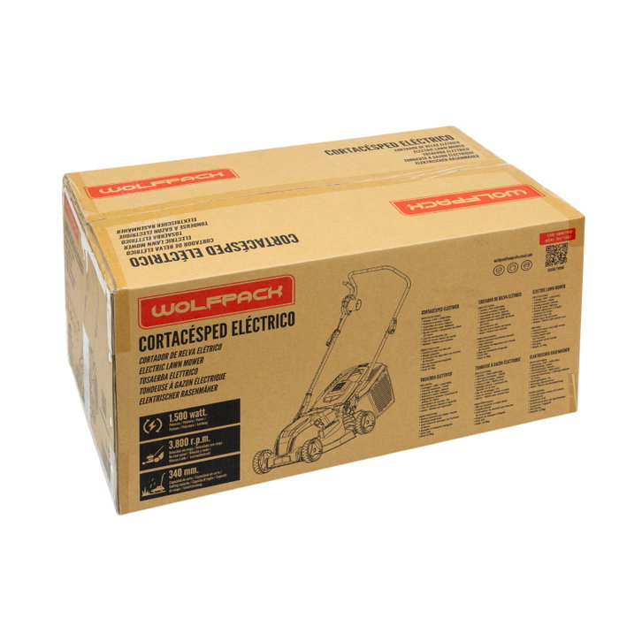 WOLFPACK LINEA PROFESIONAL Cortacéspedes Électrique 1500 W