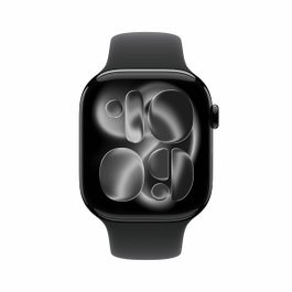 Apple Watch Series 11 GPS + Cellular 46mm Aluminium Jet Black avec Bracelet Sport Noir M/L