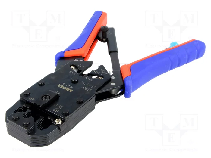 Knipex Pince à sertir pour connecteurs Western 200 mm Knipex Pince à sertir pour connecteurs Western 200 mm