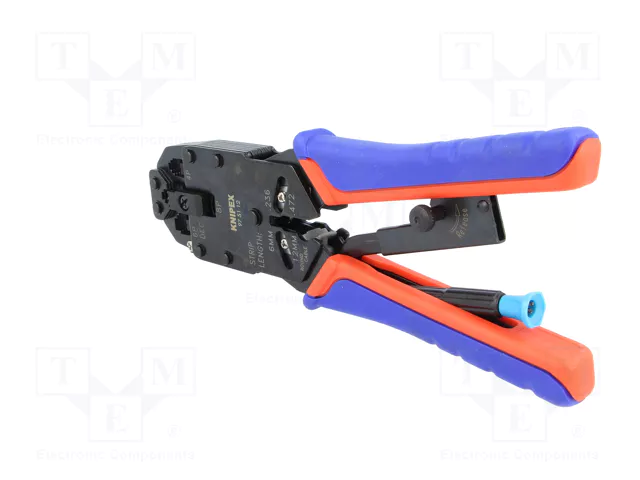 Knipex Pince à sertir pour connecteurs Western 200 mm Knipex Pince à sertir pour connecteurs Western 200 mm