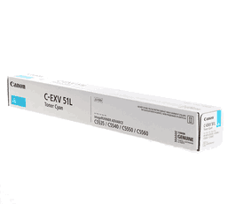 Canon 0485C002 / C-EXV51L Toner Cyan S pour imprimante (équivalent 0485C002AA)