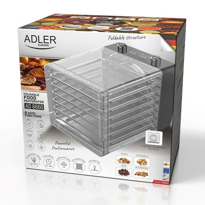 Déshydrateur d'Aliments Adler AD 6660 600 W