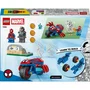 Lego Marvel 11206 Spidey et ses Amis Extraordinaires, Set de Construction Spidey sur sa Moto contre Rhino, Jouet Super-Héros pour Enfants Dès 4 Ans