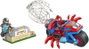 Lego Marvel Jeu de Construction Spider-Man sur Sa Moto contre le Rhino, Jouet de Brique, Âge 4 Ans et Plus