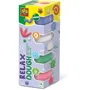 Ses Creative Pâte à Modeler Feel Good - Relax, Lot de 4 Pots de 90 g, Végane, Lavable, Texture Souple, à Partir de 3 Ans