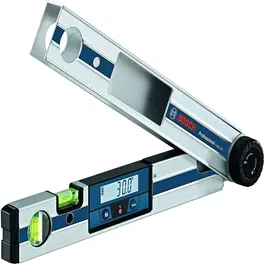 Bosch Professional Mesureur d'Angle GAM 220 - Gamme 0-220°, Précision ±0.1°, Longueur 40 cm, Alimentation 4 piles AA