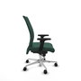 Piqueras Y Crespo Chaise de bureau Albacete confidente, Vert bouteille