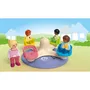 Playmobil Junior 71701 Tourniquet Éducatif avec 4 Personnages pour Enfant dès 1 an - Jouet d'Éveil et d'Apprentissage