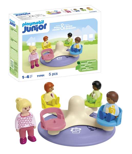 Playmobil Junior Enfants et tourniquet