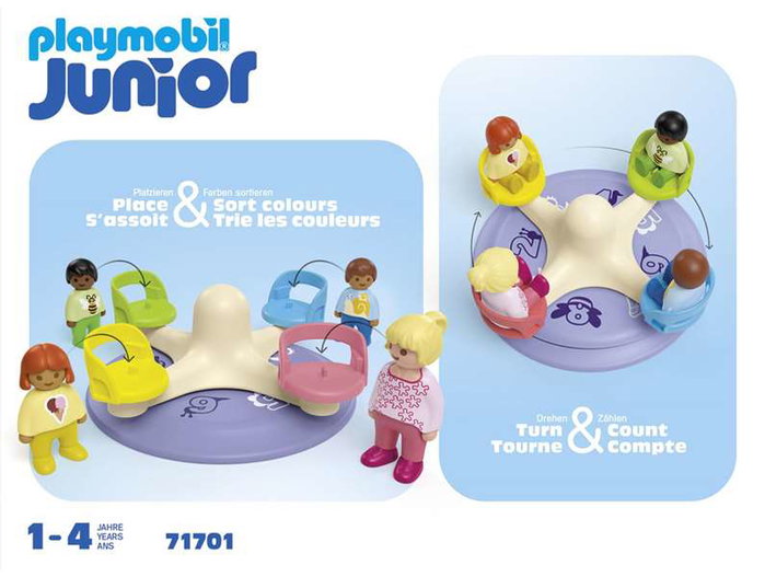 Playmobil Junior Enfants et tourniquet