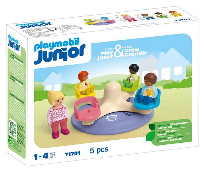 Playmobil Junior Enfants et tourniquet