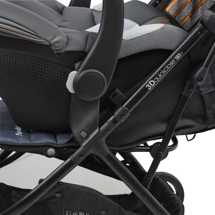 Ingenuity Adaptateur siège auto 3D Quickclose pour poussette - Compatible Britax Cypress/Willow, Maxi Cosi Mico/Prezi, Nuna Pipa (jusqu'à 22 kg)