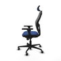 Piqueras y Crespo Chaise de Bureau 3D036G2 Bleu Marine avec Appui-tête