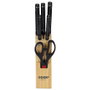 Cook Concept Ensemble de découpe de 7 pièces avec bloc en bois