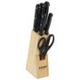 Cook Concept Ensemble de découpe de 7 pièces avec bloc en bois