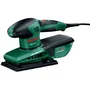Bosch PSS 200 A - Ponceuse vibrante avec coffret plastique et feuille abrasive P120, système anti-vibrations et poignée Softgrip
