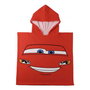 Cerdá Poncho Microfibre Cars 55 x 77 cm - Couleur Rouge