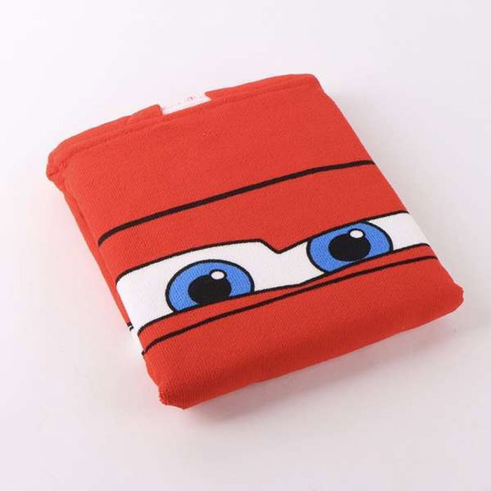 Serviette poncho avec capuche Cars Rouge 55 x 77 cm