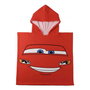 Serviette poncho avec capuche Cars Rouge 55 x 77 cm