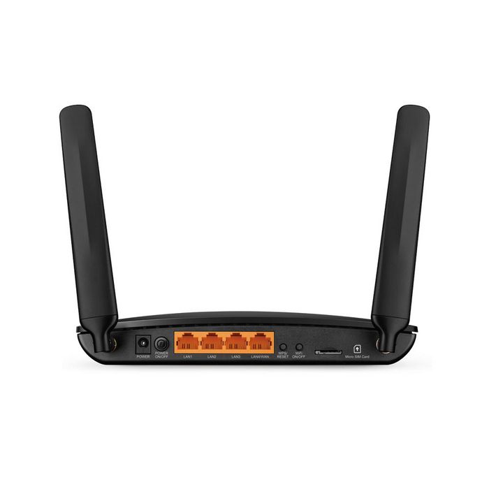 TP-Link TL-MR6400 Routeur 4G LTE avec Wi-Fi N 300 Mbps - Modem intégré, Partage de connexion pour 32 appareils, Plug & Play