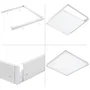 Kit Panneau LED 48W 4800Lm 6000K 60x60cm avec Kit de Surface 40.000H HO-KITPAN60X60-48W-CW