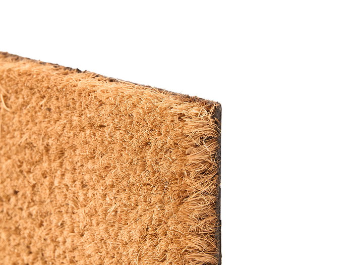 Giftdecor Felpudo Natural Welcome 25x60 cm Paillasson Coco et PVC (Set de 12)