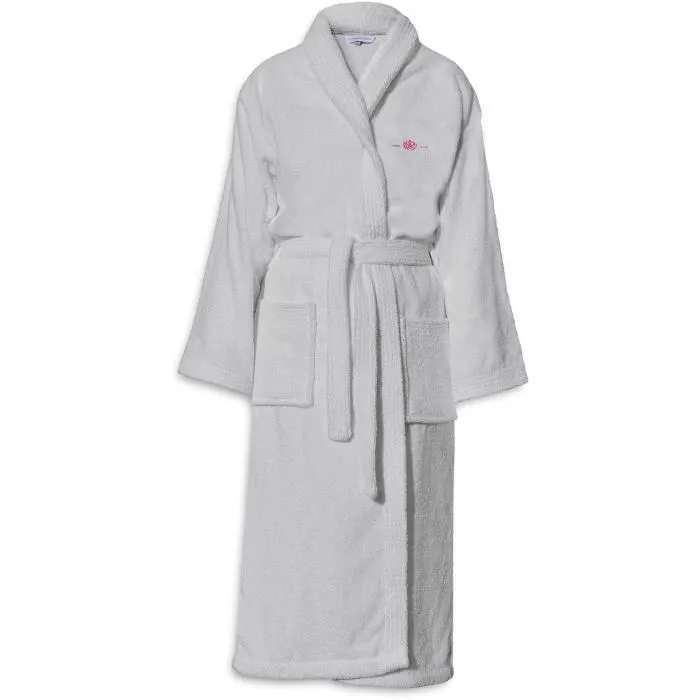 Le Temps D'Un Bain Peignoir Unisexe Gris Clair Taille S