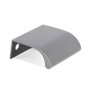 Viefe Tirador Ona Aluminio Gris Cepillado Distance 32 mm Poignée de Meuble Contemporaine