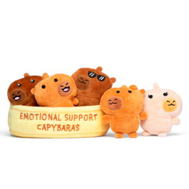 JUST PLAY Set de peluches Capybaras Emotional Support