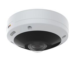Axis M4308-PLE Caméra Dôme Extérieure 12MP 360° Vision Panoramique, Lightfinder, WDR, IR, 4 Microphones, Deep Learning