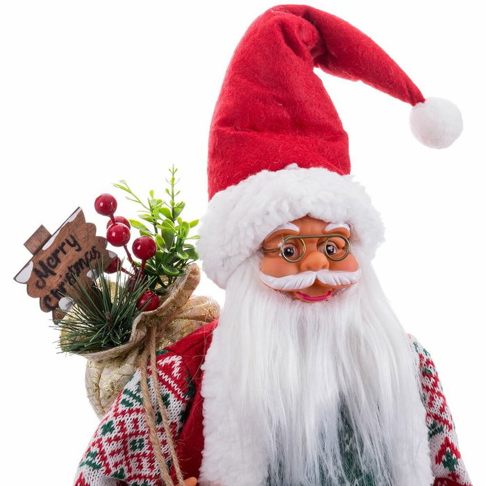 BigBuy Home Père Noël Rouge 25 X 17 X 60 CM BigBuy Home Père Noël Rouge 25 X 17 X 60 CM