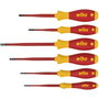Wiha 3201K6 SoftFinish electric slimFix Set de 6 tournevis isolés