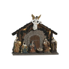 Crèche de Noël Home ESPRIT Multicouleur Résine