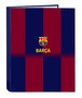 Safta - Classeur à rabats F.C. Barcelona 1ère équipe 25/26 - 4 anneaux mixtes - 26,5 x 33 x 4 cm - À partir de 3 ans