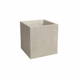 Artevasi Pot de fleurs SYDNEY - 21 L - Crème - Diamètre 30 cm - Dimensions 29.5x29.5x29.5 cm