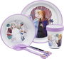 Licensing Ensemble Premium Bicolor Antidérapant 5 Pièces Frozen CZ11305 Vaisselle Enfant 4+
