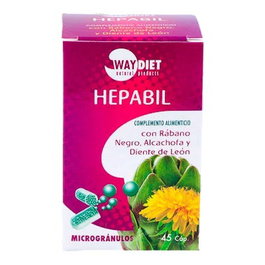 WAYDIET NATURAL PRODUCTS PHYTOCOMPLEX HEPABIL 45 capsules
