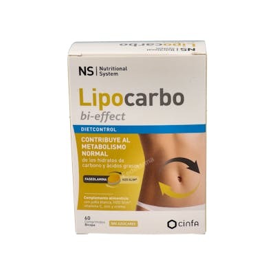 NS LIPOCARBO BI-EFFECT 60 comprimés NS LIPOCARBO BI-EFFECT 60 comprimés